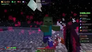 моё первое убийство хранителя гайи на сервере oneblock от streamcraft