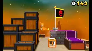 Super Mario 3D Land S5-Castle Goomba + Clock All Star Medals Coins Walkthrough 100% Guide SM3DL