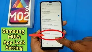 Samsung Galaxy M02s App Lock Setting | Use S-Secure Folder Lock
