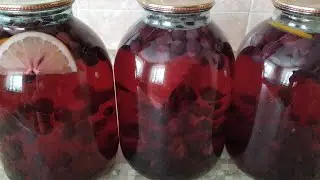 Компот из винограда и апельсина (без стерилизации) - сколько не заготовь, будет мало