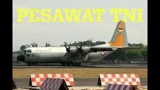 take off Pesawat TNI AU INdonesia