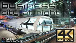 Business City at Night 4k: - Videohive Stock Footage