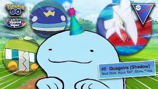 HIGHEST RANKED MUDBOI: TOP 8 *QUAGSIRE* GREAT LEAGUE TEAMS! (8TH ANNIV) | Pokémon GO Battle League