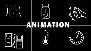 medical icons animation for client