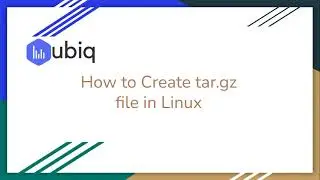 How to Create Tar gz File