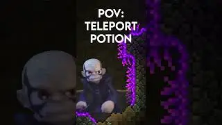 Teleport potions be like... #terraria #terrariapc #terrariamemes #gaming