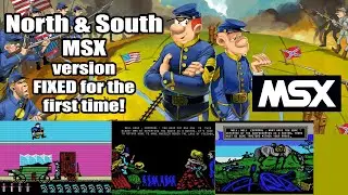 North & South gameplay WALKTHROUGH: The Infogrames MSX Version