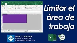 Limitar el área de trabajo en Excel | Excel Aprende