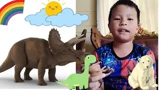 Belajar Nama Nama Binatang Main Bersama Dinosaurus #trending #viral #kidstoys #belajar #bermain