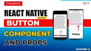🚀Button Component and Button Props in React JS Hindi 2024🧑‍💻