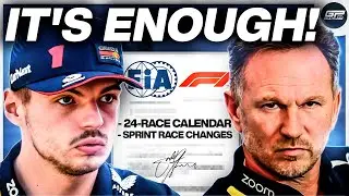 Verstappen THREATENS THE FIA AFTER LATEST CALENDAR CHANGE!