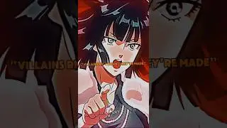 Anime villains that upload as a villain ☠️🔥