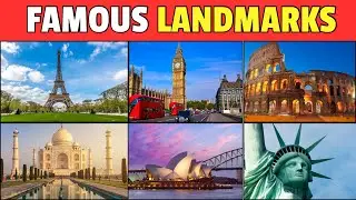 Landmarks of the World | 20 Famous Landmarks for Kids | Wonders of the World 