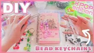 🌈DIY Bead Keychains - KPOP edition ft. BTS, MONSTA X & STRAY KIDS✨