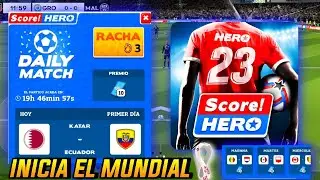 QATAR 🇶🇦 🆚 ECUADOR 🇪🇨 || SCORE HERO 23 🎮⚽ || FIFA WORLD CUP 🏆🌎