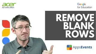 How to Delete Blank Rows in Google Sheets | Tips & Tricks Episode 124