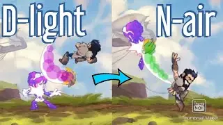 How to D-light N-light/air on Orb Brawlhalla (true combo)