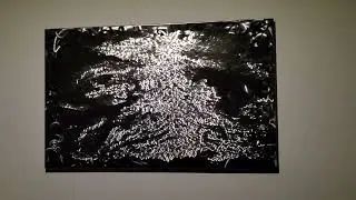 Bruce MacDonald light sculpture illuminated by my high intensity LED lighting system.