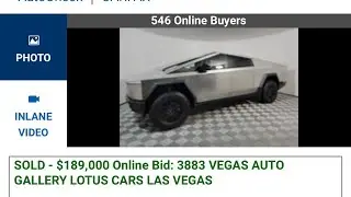 Tesla Cybertruck is going down in price a lot harder than expected. #CyberTruck #tesla #auction