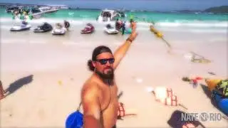 Beautiful Vacation on Tawaen Beach Thailand! A Beach Day!