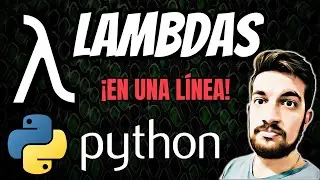 LAMBDAS en Python 🐍 FUNCIONES en UNA LÍNEA 😮