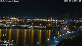 LIVE PTZ St. Petersburg Dobrolyubova ave. Биржевой мост, пр. Добролюбова Санкт-Петербург онлайн