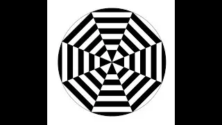 How to draw a simplegeometric design using autocad #illusiondrawings #geometricdesign