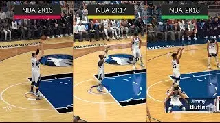 NBA Series Evolution: NBA 2K18 vs. NBA 2K17 vs. NBA 2K16 – Graphics Comparison | PC | 4K UHD