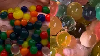 Colorful crystal giant water beads #shorts #raymondsadventure  #funnyvideo #viral #trending #fun