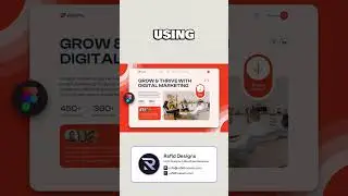Digital Marketing Agency Website UI Design in Figma | Figma Tutorial | Figma Tutorial For Beginners