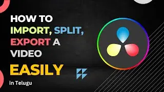 3 basic moves you must know in DaVinci Resolve | in Telugu