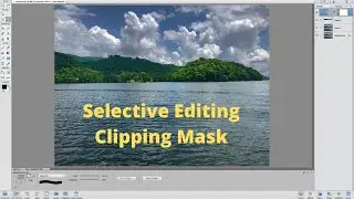 How To Do Selective Edit with a Clipping Mask - Photoshop Elements