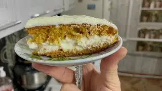 Морковный Торт с Необычным Кремом!  Просто не вероятен торт 🍰