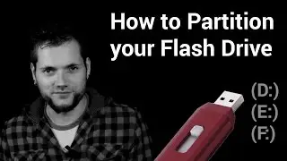 Convert USB flash drive to a Local Disk