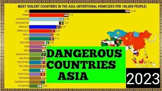 Top 10 dangerous country in Asia |most dangerous countries in asia |2023|