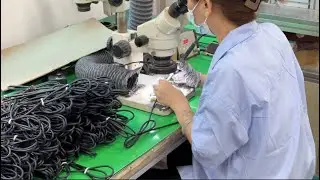 高端数据线如何制造？充电头网5分钟带你了解：Coaxial同轴科技东莞工厂