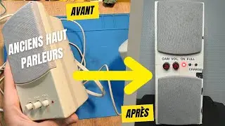 Recycle old SPEAKERS and transform them into BLUETOOTH and BATTERY #diy