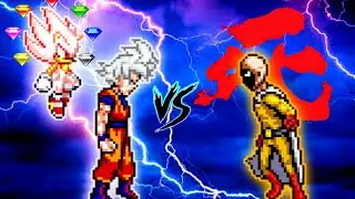 Sonic Chaos OP (all form) & Goku DBS V3.5 OP (all form) VS Accurate Saitama in Jump Force Mugen🔥
