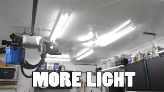 Installed some shop LIGHTS - 43,000 LUMENS