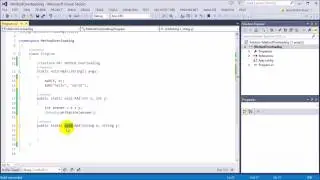 Learn C# for beginners: 46 -  Method Overloading
