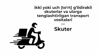 YHXX hamda uning hududiy boshqarmalarida davlat roʻyxatidan oʻtkaziladigan transport vositalari