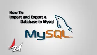 How to attach and export database in MySql | TecWZ 