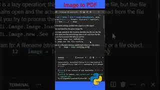 Python tips - Image to PDF  