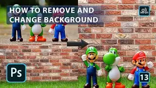 How to Change Background in Photoshop | Remove background | Photoshop tutorial | Adobe Photoshop