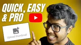 How to create Youtube THUMBNAIL | Quick, Easy & Pro | Youtube Thumbnail Kaise Banai | Sakis Space