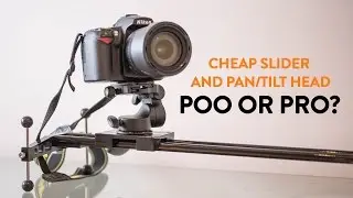 Cheap Camera track slider and head - poo or pro? Pretty damn good!