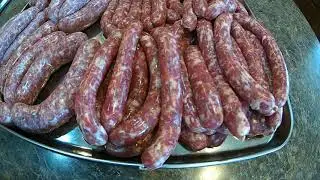 Homemade Brats. From whole shoulder to finished brats.