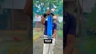 Hard Plastic Cricket Bat Performance Test | Will it Survive or Not #cricket #shorts #test