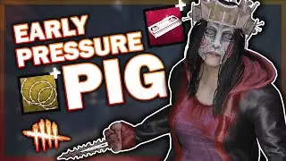 SURVIVORS INJURE THEMSELVES with the EARLY PRESSURE PIG BUILD in Dead by Daylight - #dbd #dbdkiller