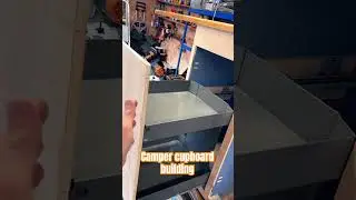 Building the kitchen units for the camper 